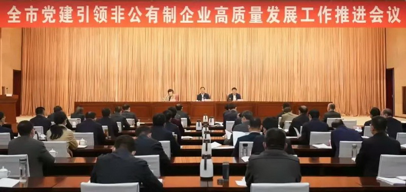 黨建引領非公有制企業高質量發展工作推進會議